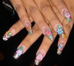 mexican flag nails designs 1