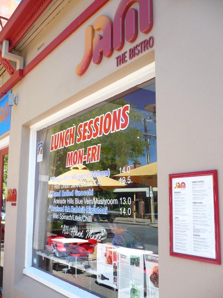 Jam the Bistro, South Australia by Big Fil Eat and Be Merry Crew