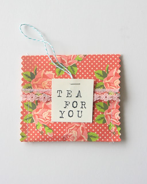 pink street DIY Thursday Teabag Envelope