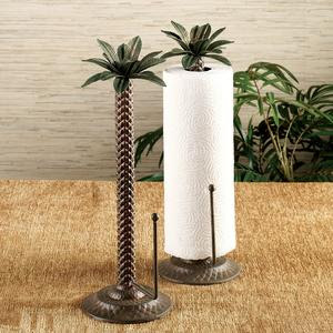 palm tree paper towel holder
