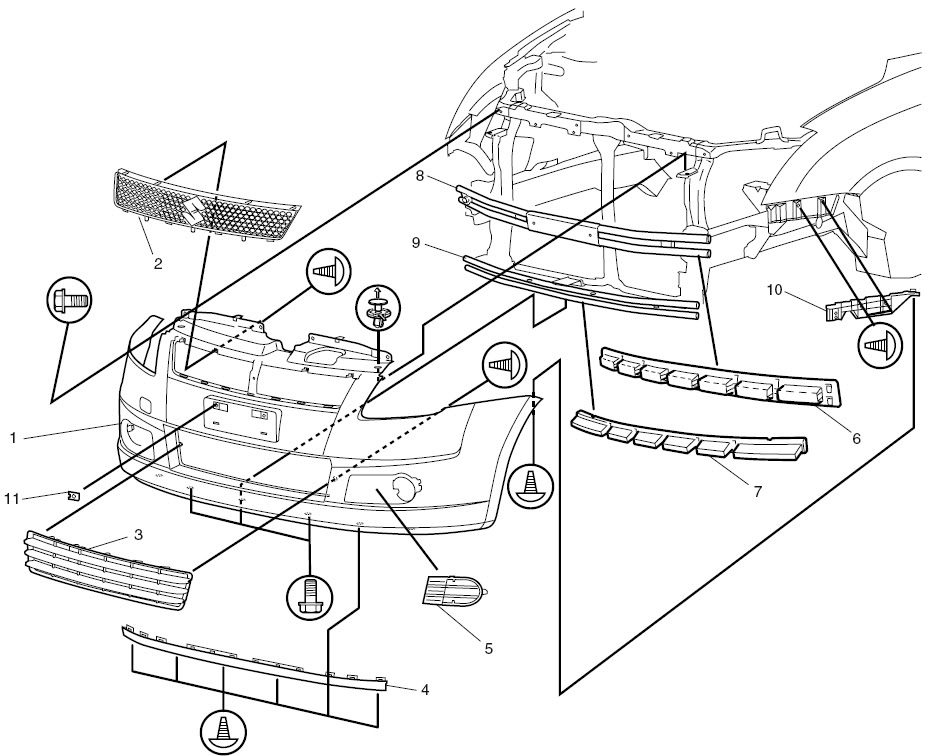 psychokid M15A Front & rear bumper assembly for swift