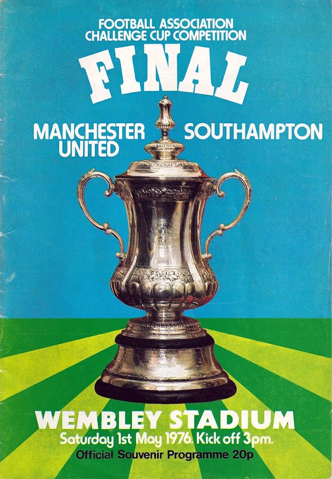 FA CUP FINAL 1976. Southampton vs Manchester United.