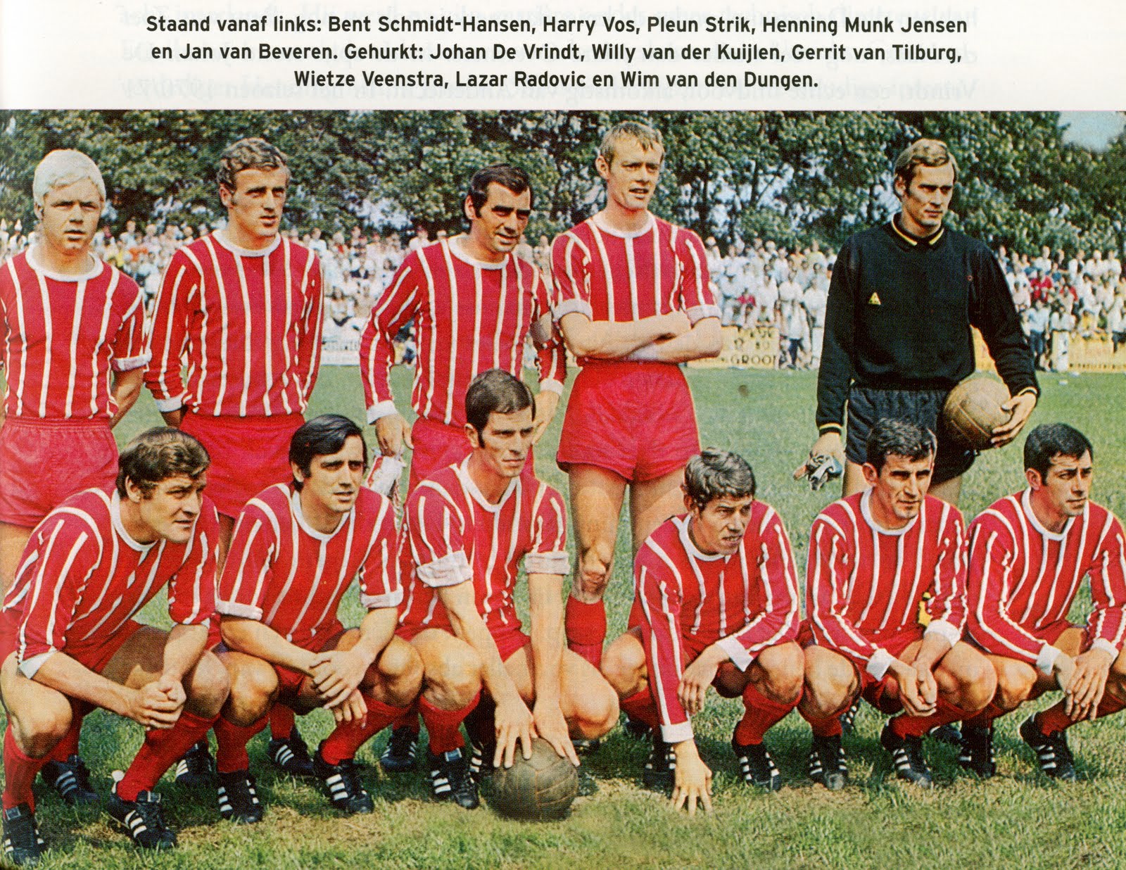 PSV EINDHOVEN 1970 71.  football club eindhoven