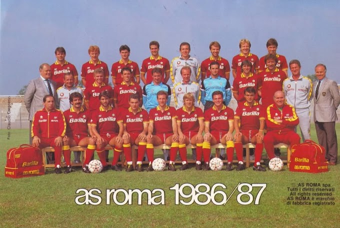 A.S ROMA 1986-87.