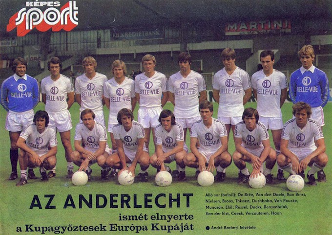 R.S.C ANDERLECHT 1977-78.