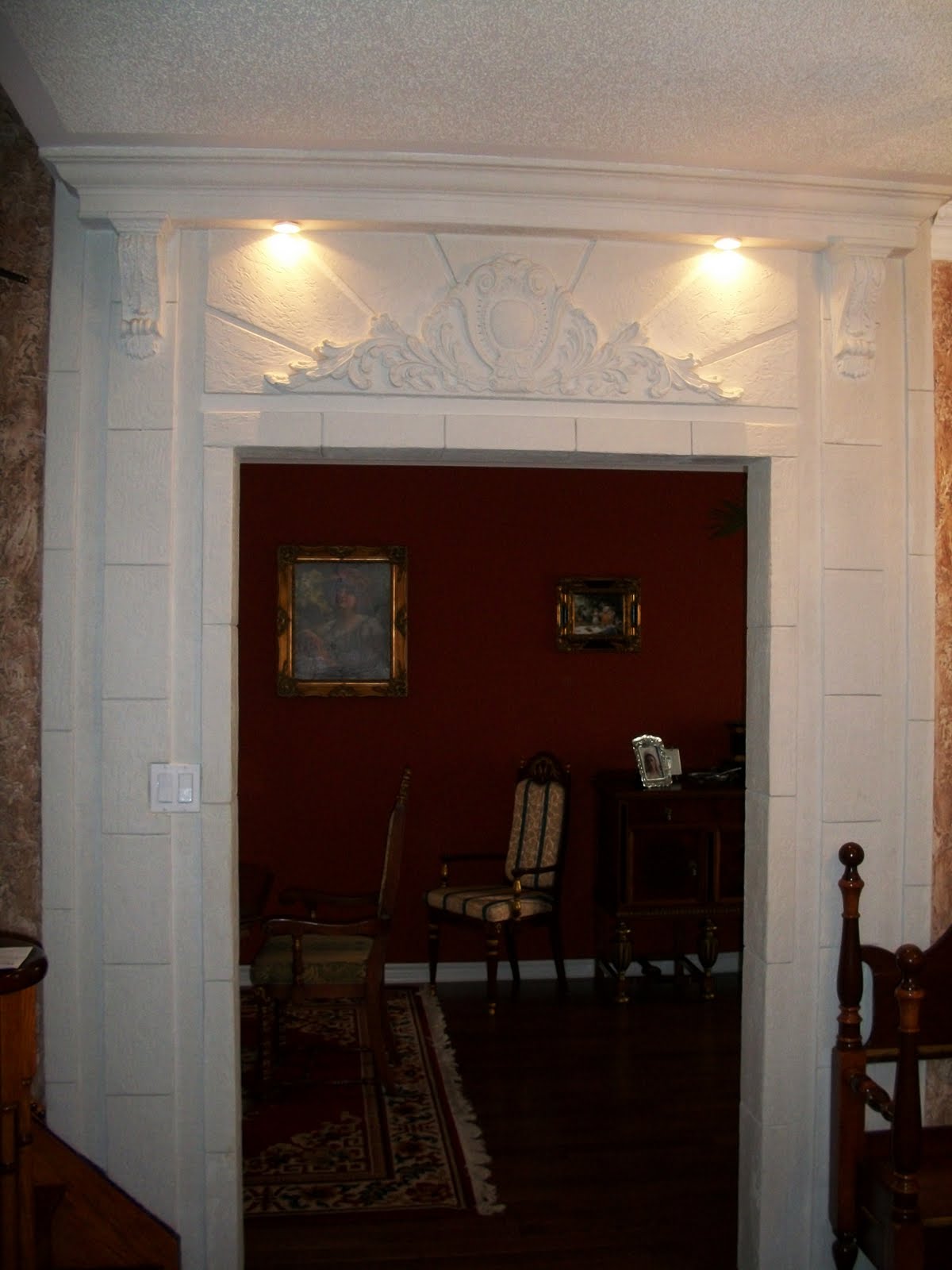 Plaster Decor "Sandstone" Doorway