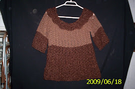 chaleco crochet en dos tonos