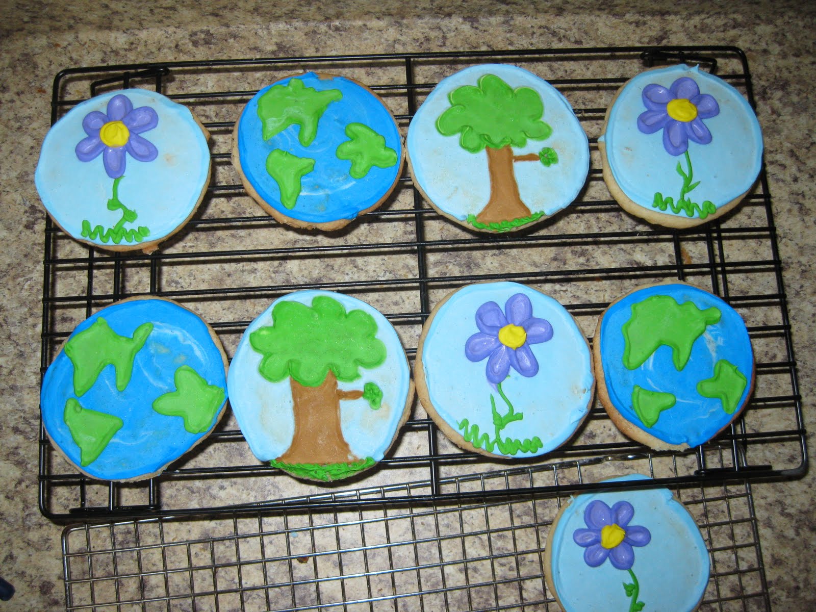 Sweetsie Baby Baked Goods Earth Day Cookies!