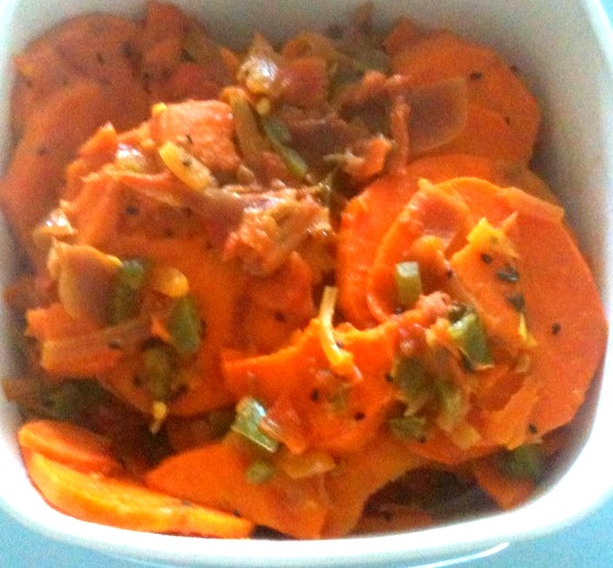 Sweet Potatoes With Nigella Seeds