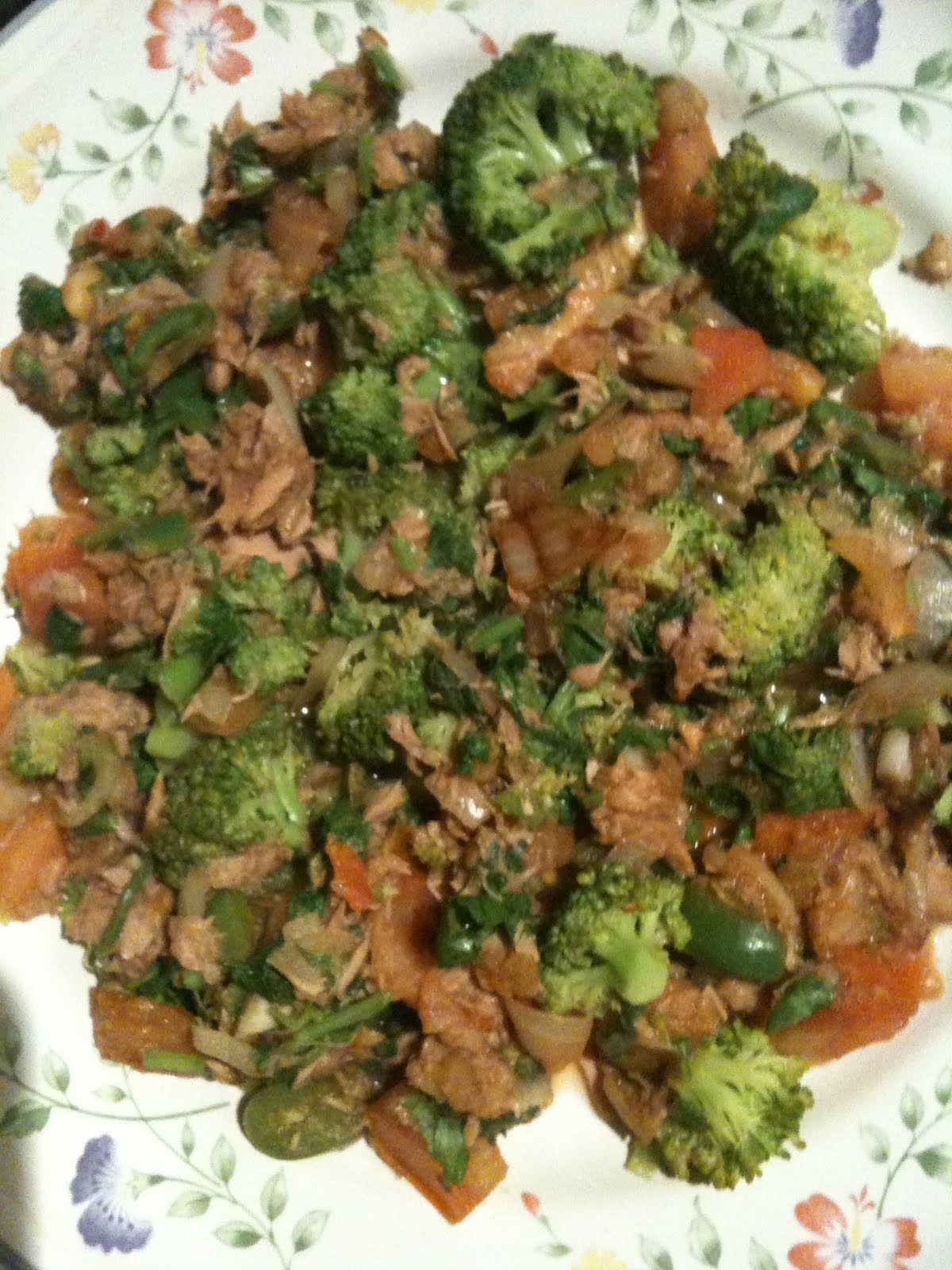 Asian Style Tuna & Broccoli