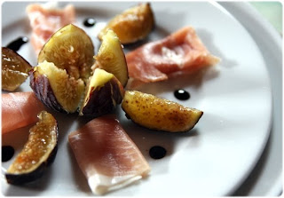 recettes entrees Salade de figues et jambon de bayonne