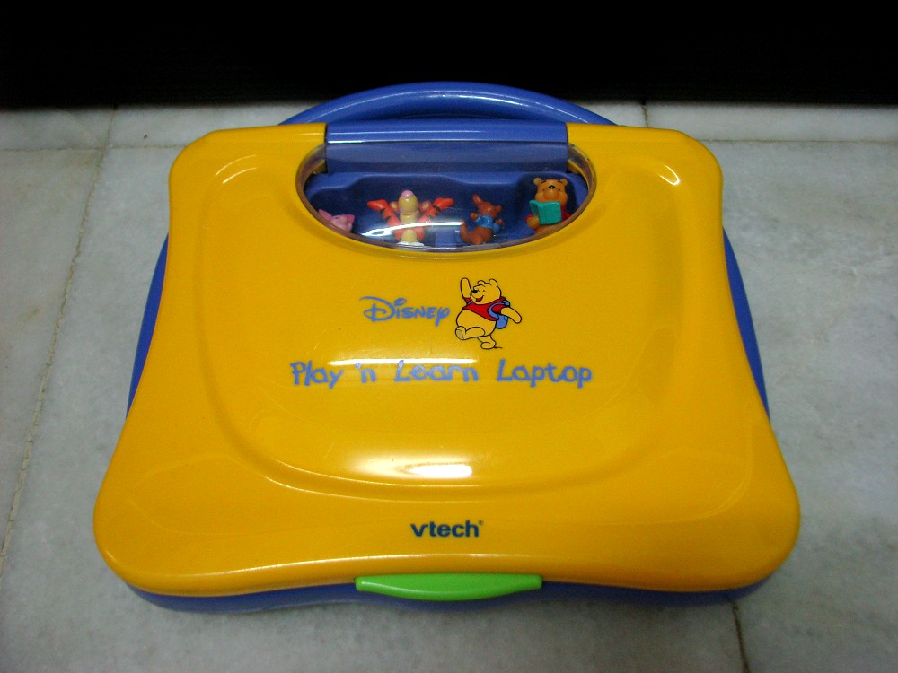 Kiddy Parlour Sold Gallery: Vtech Winnie The Pooh Play 'n Learn Laptop