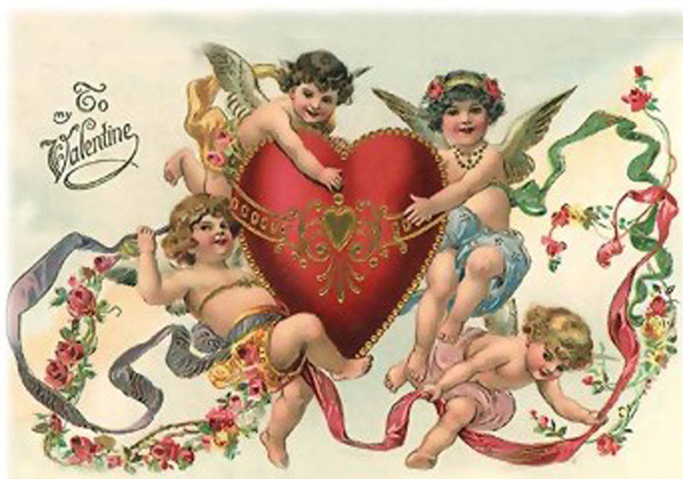 victorian valentines day clipart - photo #40