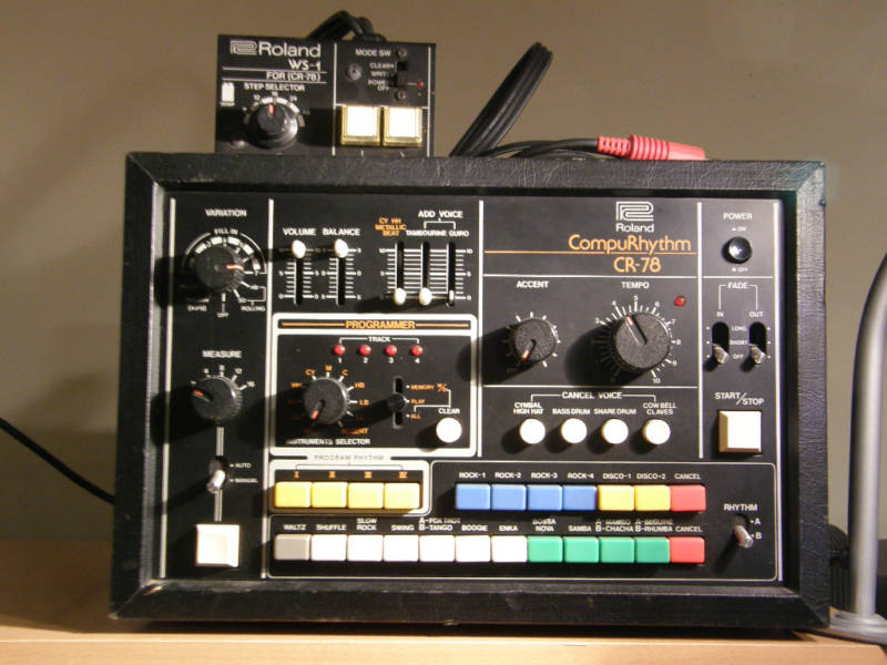 MATRIXSYNTH Roland CR78 drum machine & WS1 (owned by GENESIS)