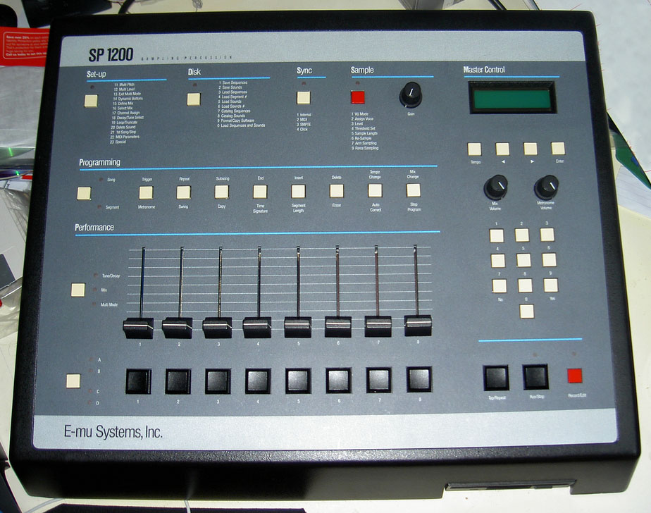 MATRIXSYNTH Madlibs Sparkdala Emu Systems SP 1200 Sampling Drum Machine