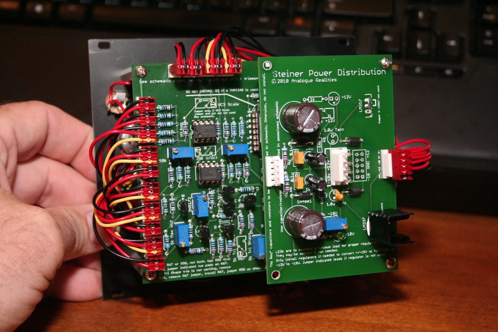 MATRIXSYNTH DIY Steiner Synthasystem Progress VC OSC and Triple