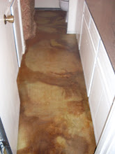 green and coffee stain