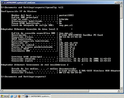 COMPUTER SCIENCE EVOLUTION: Comando IPCONFIG