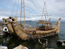 Giant Reed Boats, Isla De La Sol, Lake Titicaca