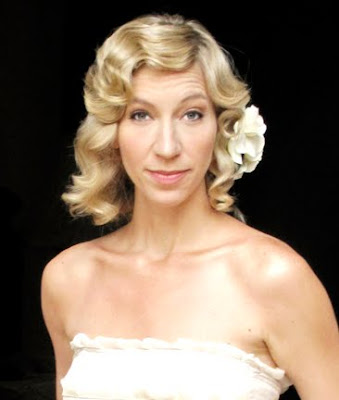 This is a combination of a pin curl set and the twirly curling iron curl 