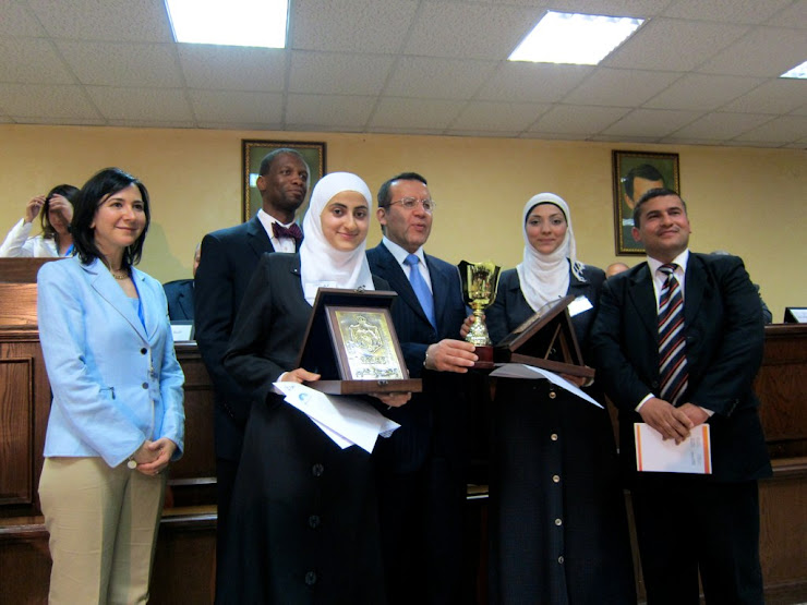 Winners of Jordanian National Moot Court Competition