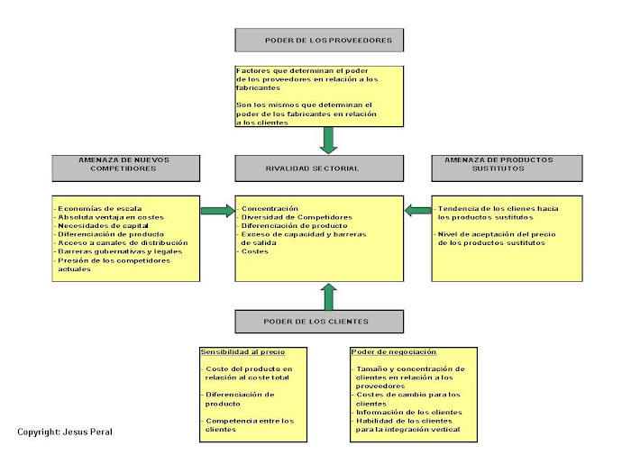 ESQUEMA 14. Factores determinantes de competencia y rentabilidad