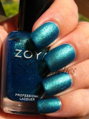zoya charla blue dupe opi catch me in your net glass flecked sparkles collection 2010 nailswatches nailpolish nail polish swatch matte mattified essie matte about you