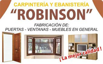 Carpintería y Ebanistería Robinson