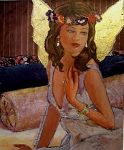 Original Fairy painting collage