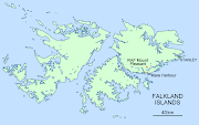 . la decisión de Gran Bretaña de lanzar misiles desde las Islas Malvinas. px mount pleasant mare harbour