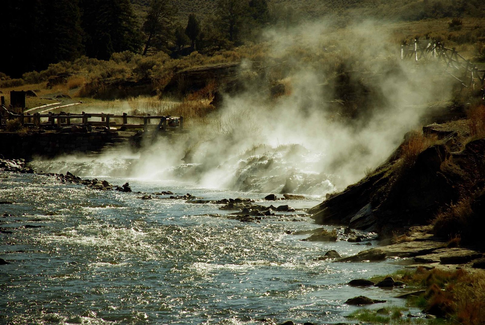 Boiling River Hot Springs