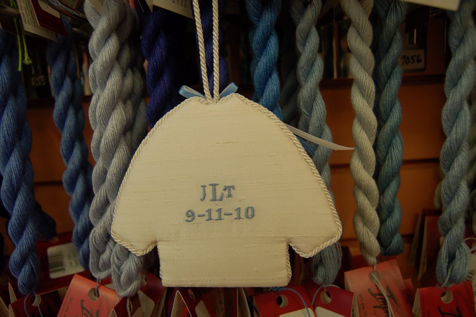 Ridgewood Needlepoint Blog Sweater Ornament