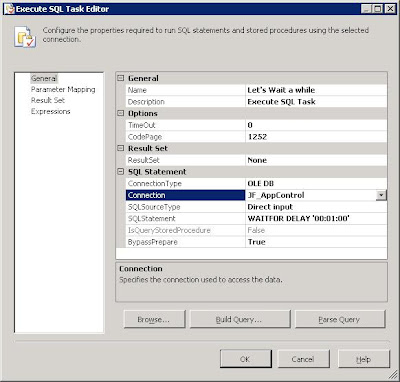 sql solace: SSIS : Introducing a wait step in the Control Flow