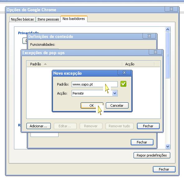 Proteja a sua Bloquear janelas pop