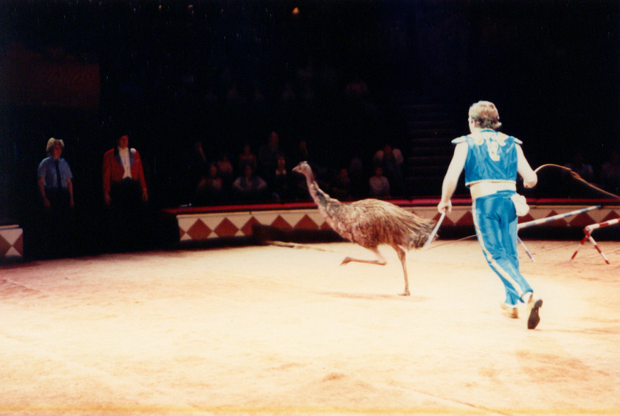 A friend of the Circus Alex Larenty Blackpool Tower Circus, 1986
