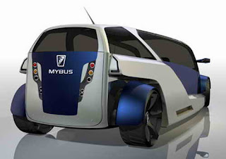 Modern Futuristic Model MYBUS Concept Car