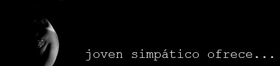Joven simpático ofrece...