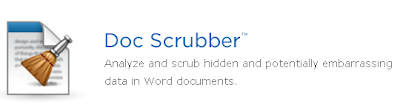 Elimina información personal de tus documentos de Word 1 doc+scrubber