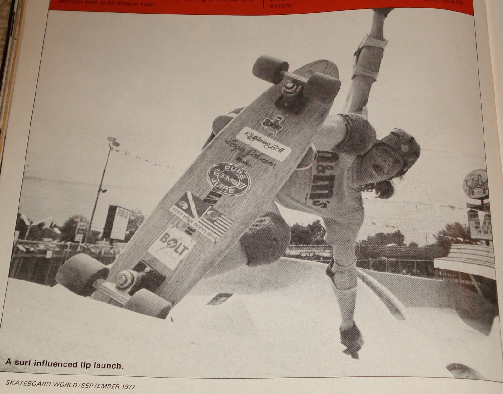 Nostalgia on Wheels Photos from 1977 Skateboard World Magazine