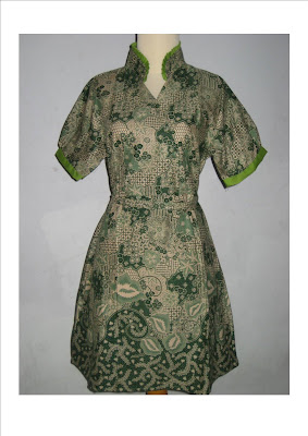 Simple Pekalongan Batik Dress 3