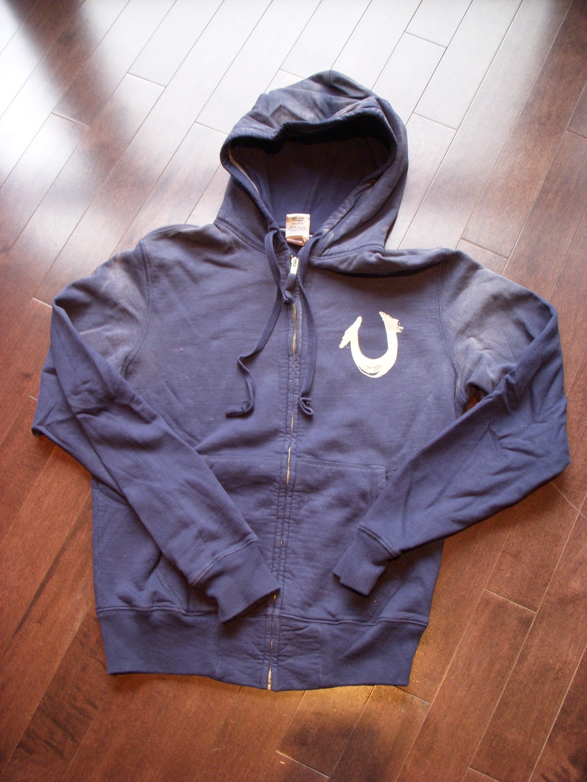 true religion triple stitch hoodie