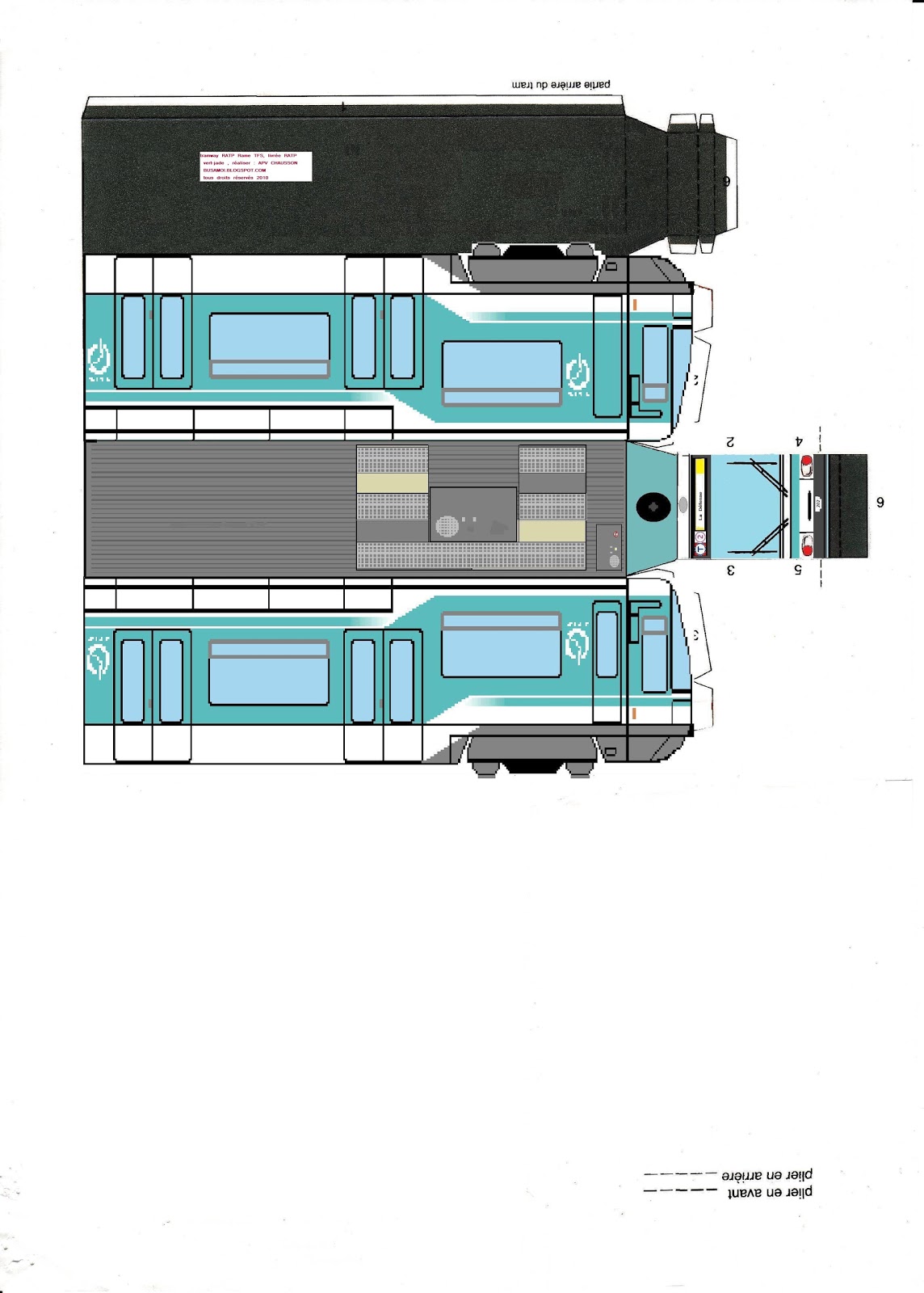 busamoi: papertram TFS de RATP T2 La Défense