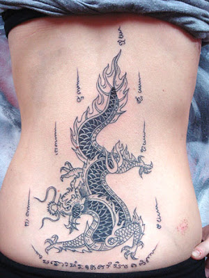 oriental dragon tattoo art