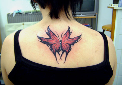 Butterfly Tribal Tattoos8#