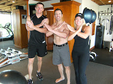 Robert, Melissa and Tony Horton
