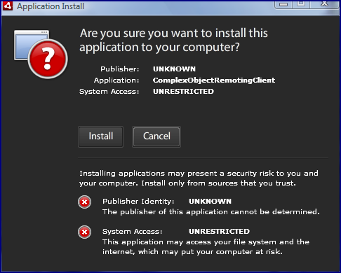 [verifyInstallComplexObjectRemotingAirApplication.png]