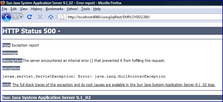 [nullPointerExceptionTryingToLoadSpecificEmployeeSqlRest.png]