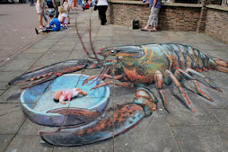 Pavement Art - Lobster