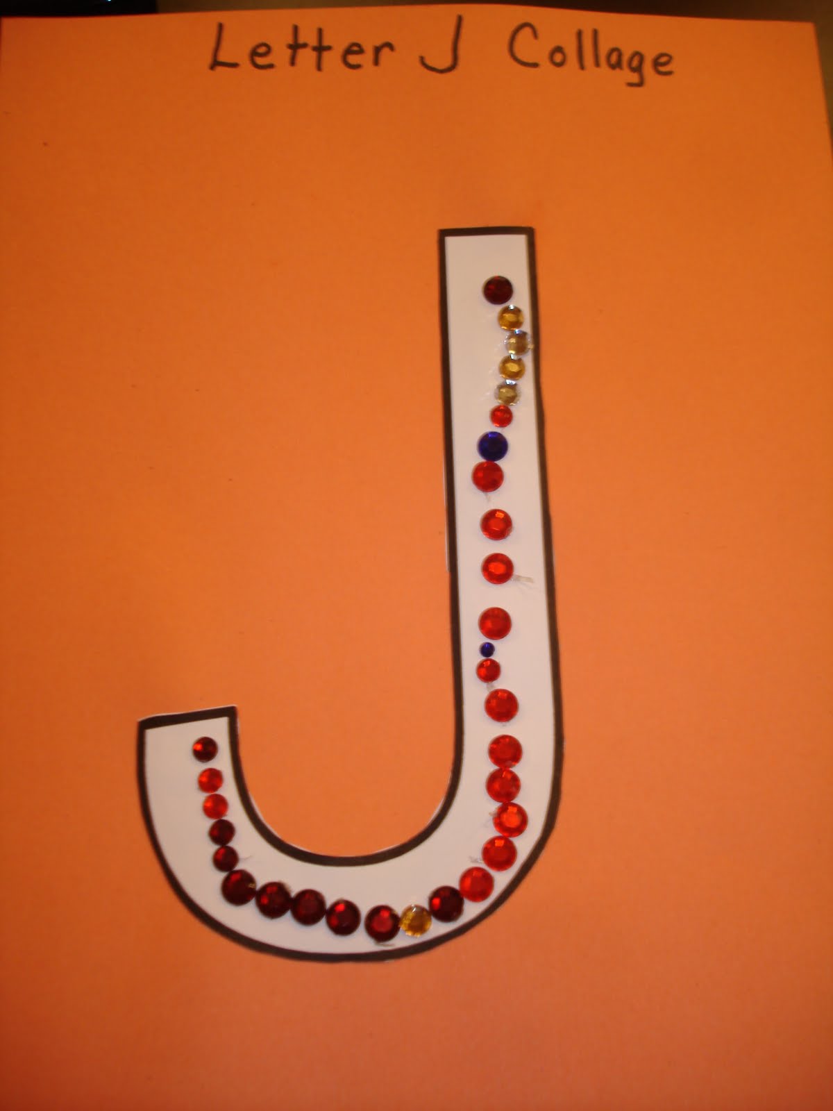Play and Learn with Dana: Letter "J" Jewels
