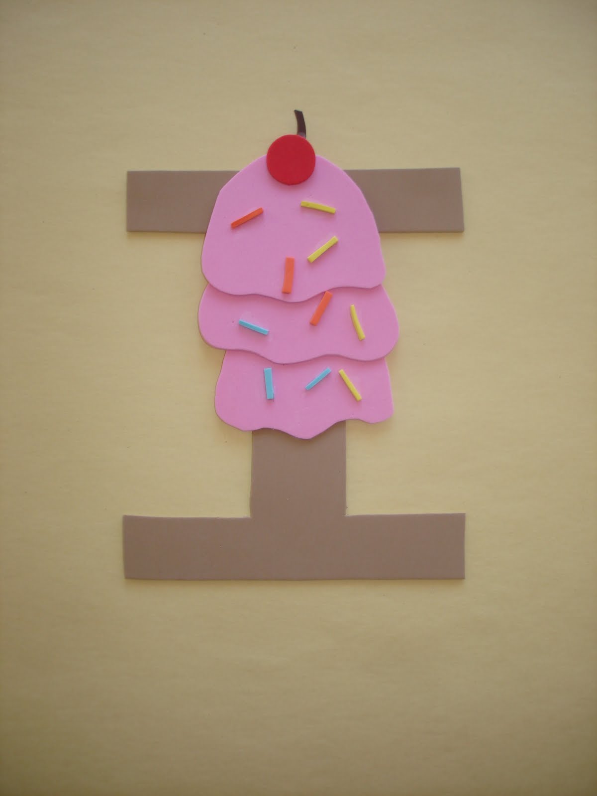 Play and Learn with Dana: Letter "I" Ice Cream